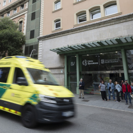 Vista de la entrada del Hospital Clínic de Barcelona.