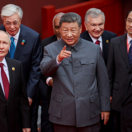 Xi Jinping con Vladimir Putin en 2025.