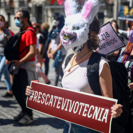 Protesta animalista contra el 'caso Vivotecnia' (Archivo).
