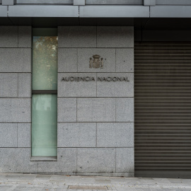 Foto de archivo del exterior de la Audiencia Nacional.