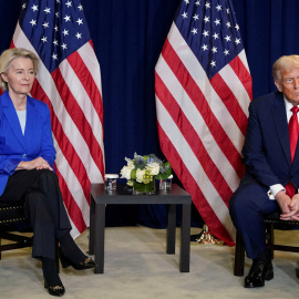Von der Leyen y Trump