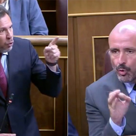 Óscar Puente y Jaime de los Santos este miércoles.