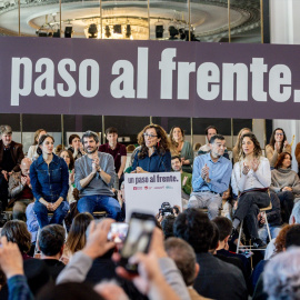 Foto de archivo del anterior acto de refundación de las izquierdas bajo el lema 'Un paso al frente'.