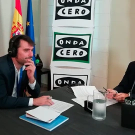 Rafa Latorre y Carlos Alsina en 'Más de uno', el 31 de octubre de 2019.