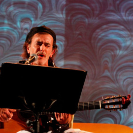 Juan Carlos Aragón en el Festival Internacional de Poesía Cosmopoética de 2018, en Córdoba.