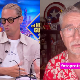 Marcos Llorente y el catedrático de inmunología Alfredo Corell.