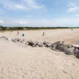 La platja del Remolar de Viladecans