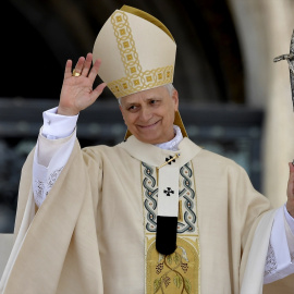 Foto de archivo de el Papa León XIV durante la misa de inicio de su Pontificado, en la plaza de San Pedro, a 17 de mayo de 2025.