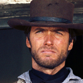 Clint Eastwood en 'Por un puñado de dólares'.