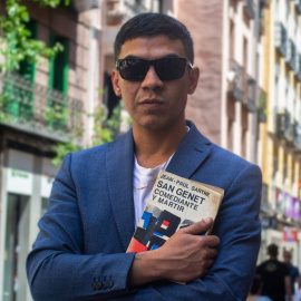 El escritor y cineasta argentino César González, en Madrid.