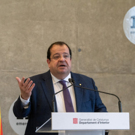 Foto de archivo del conseller Joan Ignasi Elena mientras presentaba las medidas previstas para 2023 en Reus (Tarragona).
