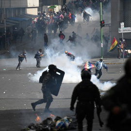 Imagen de las protestas en Bolivia.