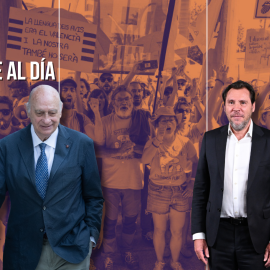 Fotomontaje con las imágenes de Jorge Fernández Díaz y Óscar Puente.