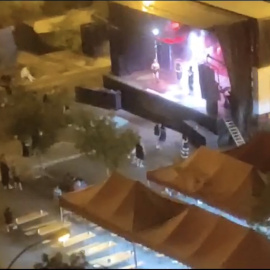 La orquesta durante una de sus actuaciones en el Centro Gallego de Vitoria en 2023