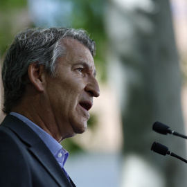 El presidente del Partido Popular, Alberto Núñez Feijóo