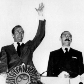 Juan Carlos y Videla EFE
