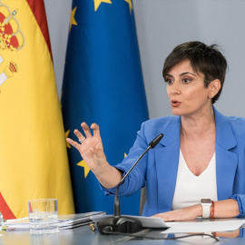 La ministra de Vivienda y Agenda Urbana, Isabel Rodríguez, durante una rueda de prensa posterior al Consejo de Ministros.