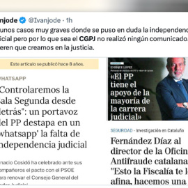Críticas al comunicado del CGPJ.