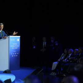 El presidente del Gobierno Pedro Sánchez, durante la celebración de la sesión de clausura de la 41ª Reunión del Cercle d'Economia, a 3 de junio de 2026, en Barcelona