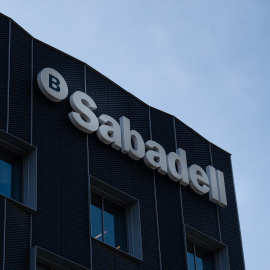 Edificio del Banco Sabadell en Barcelona.