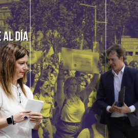 Fotomontaje con las imágenes de Leire Díez y David Sánchez.