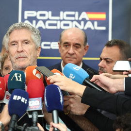 El ministro del Interior, Fernando Grande-Marlaska, en un canutazo a los medios donde ha defendido a la directora de la Guardia Civil.