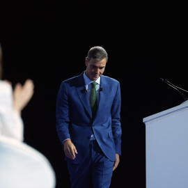 El presidente del Gobierno Pedro Sánchez, durante la celebración de la sesión de clausura de la 41ª Reunión del Cercle d'Economia, a 3 de junio de 2026, en Barcelona