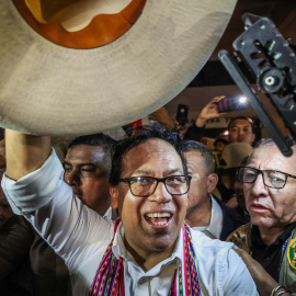 El candidato a la Presidencia de Perú Roberto Sánchez