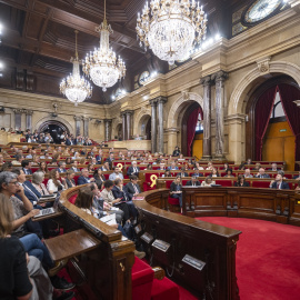 Diputados durante una sesión de control al Govern, en el Parlament de Catalunya, el pasado 20 de mayo de 2026.