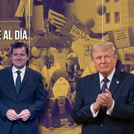 Fotomontaje con las imágenes de Alfonso Fernández Mañueco y Donald Trump.