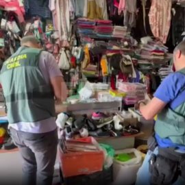 Imagen del vídeo de la Guardia Civil de la operación 'Lutasanol'.