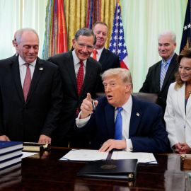 El presidente de EEUU, Donald Trump