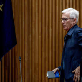 El exmagistrado Baltasar Garzón durante la celebración de la Jornada ‘El futuro de la Jurisdicción Universal’, a 4 de noviembre de 2025.