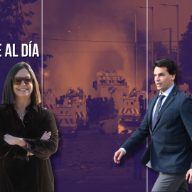 Fotomontaje con las imágenes de Àngels Barceló y Alberto González Amador.