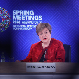 Imagen de archivo de Kristalina Georgieva el pasado mes de abril en Washington.