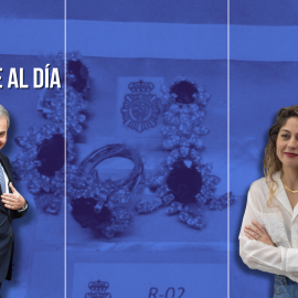 Fotomontaje con las imágenes de Lara Hernández y José Luis Rodríguez Zapatero.