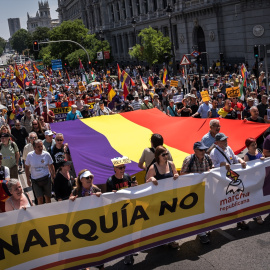 La II Marcha Republicana, el 15 de junio de 2025, en Madrid.