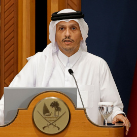 Ministro de Exteriores catarí, Mohammed bin Abdulrahman Al Thani, en una imagen de archivo.