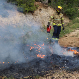 Simulacre d'incendi forestal al Solsonès
