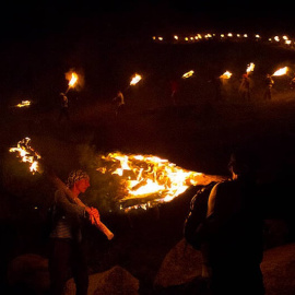 Panoràmica d'una baixada de falles a la Vall de Boí, Alta Ribagorça