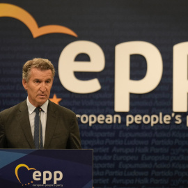 El presidente del Partido Popular, Alberto Núñez Feijóo