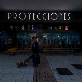 Sala de proyecciones, a 23 de marzo de 2025, en Madrid.