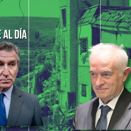 Fotomontaje con las imágenes de Feijóo y el juez Peinado.