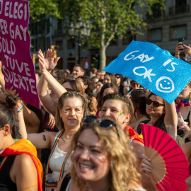 Manifestación del Orgullo en Barcelona, en junio de 2025.