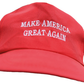 Gorra de 'merchandising' del movimiento MAGA.