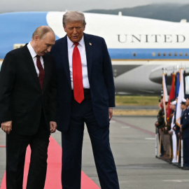 Vladimir Putin y Donald Trump en Alaska el 15 de agosto de 2025.