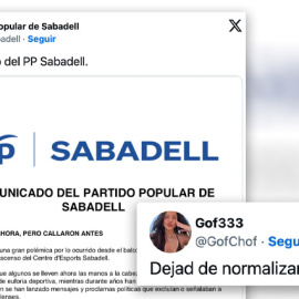 Críticas al comunicado del PP de Sabadell sobre los insultos a Pedro Sánchez.
