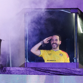 El ultraderechista Abelardo de la Espriella en Barranquilla, Colombia, el 21 de junio de 2026.