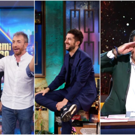 Collage de los programas 'El Hormiguero', 'La Revuelta' y 'Horizonte'.