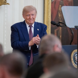 Donald Trump en una ceremonia de la Medalla de Honor en la Casa Blanca, en una imagen de archivo.